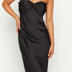 Beginning Boutique Black Strapless Dress